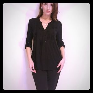 Cable & Gauge Black Blouse M